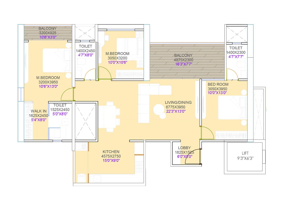 Capri Ravet 3BHK Image